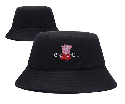 peppa gucci bucket hat|who made Gucci bucket hat.